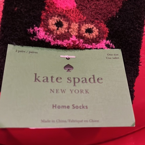 NWT Kate Spade cozy home socks - Picture 4 of 4